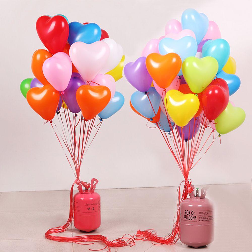 10/20pcs Romantic Thickening  Pearl Inflatable Toys Heart Shaped Latex Balloons Wedding Decor