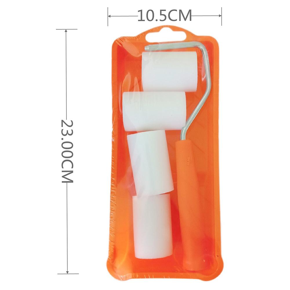 2 Inch Small Paint Roller Kit High-Density Foam Paint Roller  Paint Tray Liner