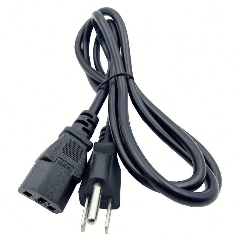 1.5M Three Pin American Standard Power Cord, American Standard Rice Cooker Plug Wire, Pin Number Computer Three Core Power Cord