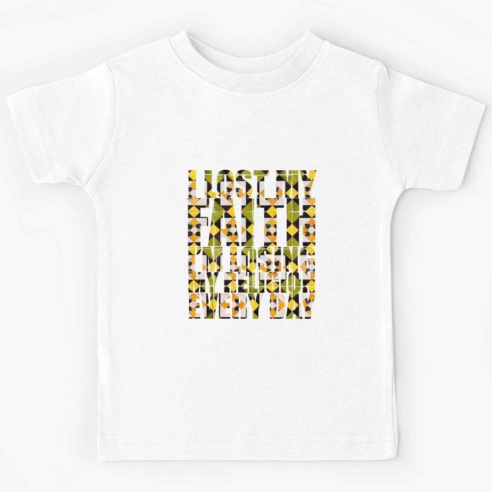 Pattern Faith, Religion Quote, Colors Design Kids T-Shirt 140