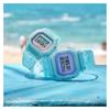 Casio watch series-square, 200 meters waterproof, quartz movement, resin strap, Japanese and Korean watch, same style for men and DW-5600SLV-21B-2PFC