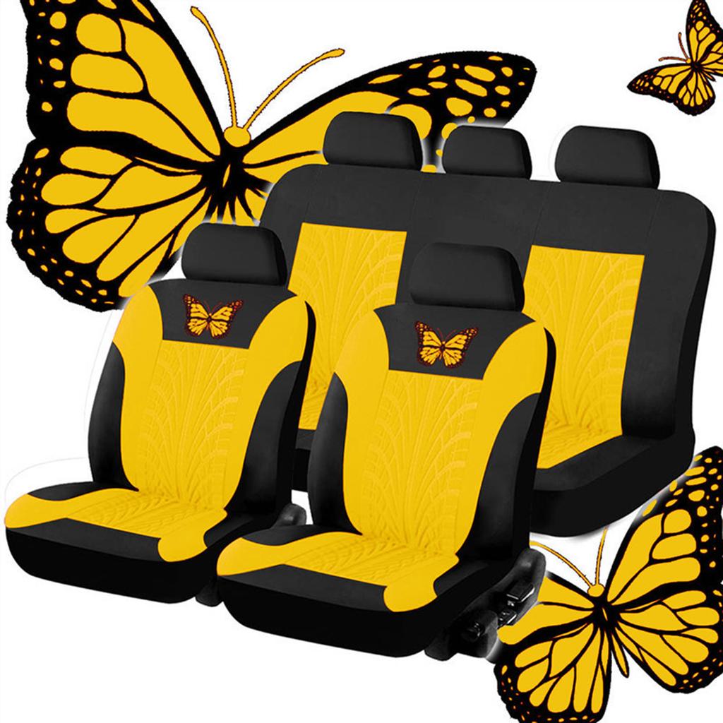 Four-piece Universal Car Seat Cover, Embroidered Car Seat Protector, Car Interior Accessories, Waterproof And Stylish Car Seat Cover