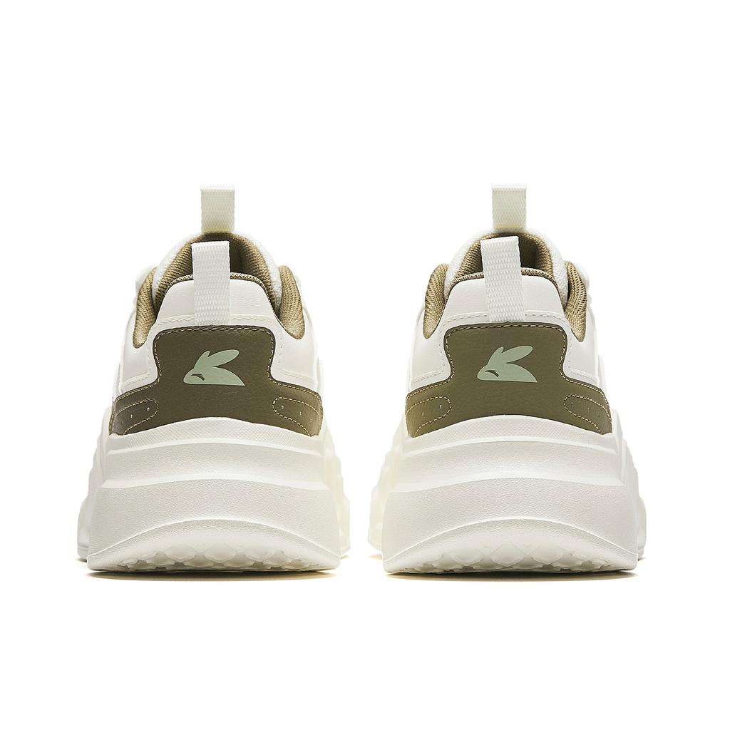 Anta Rabbit Shoes Abrasion Resistant Slip Resistant Casual Shoes Women's White Green 922618851-3