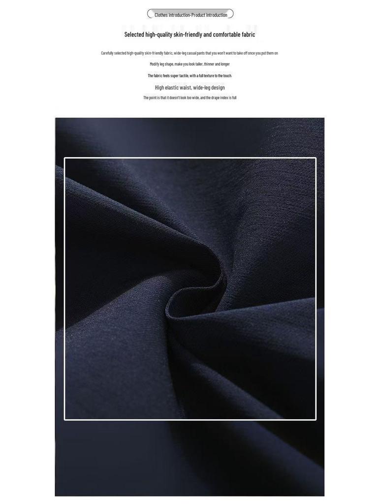 2026 Women's High Waist Workwear Pants - Spring/Autumn Style, Loose Fit, Slimming, Multi-Pocket, Straight Wide Leg.