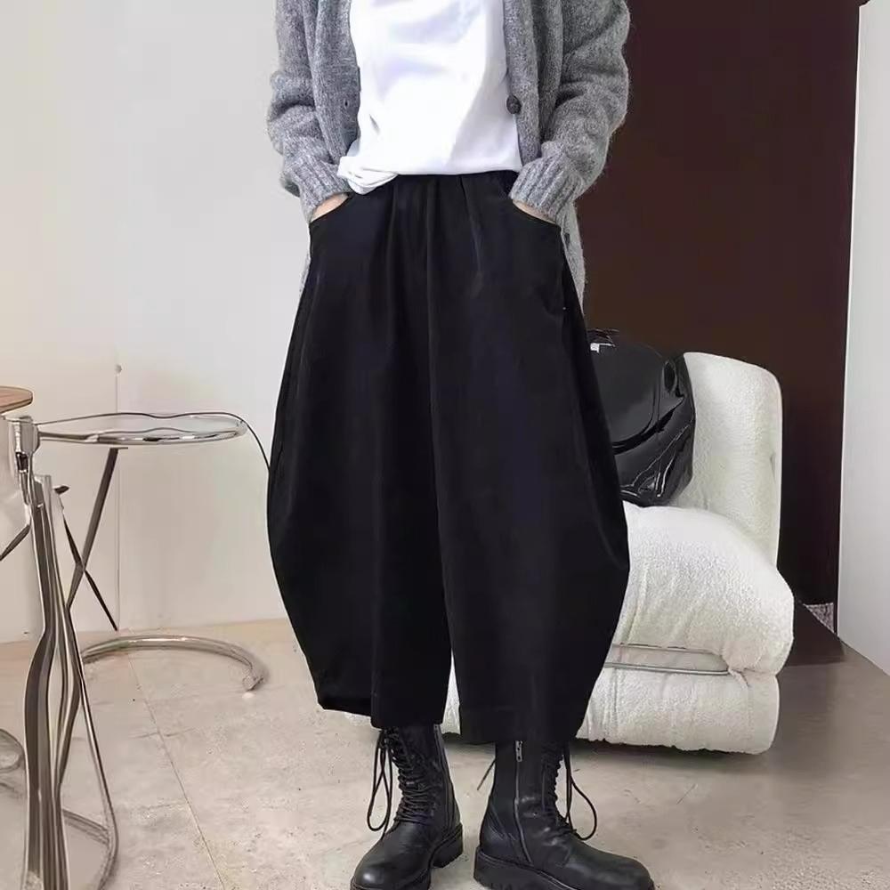 Carrot Pants Women's Wide-leg Harem Pants Spring and Summer Retro Loose Daddy Pants Bloomers