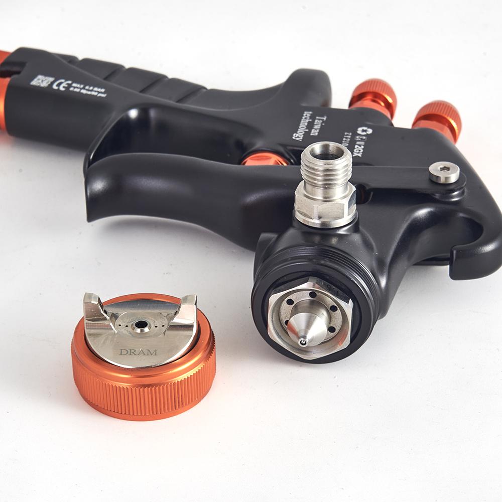 1.0mm 1.3mm 1.5mm 1.8mm Yüksek Atomizasyon Otomotiv Mobilya Son Kat UV Vernik Özel Endüstriyel Yüksek Basınçlı Püskürtme Tabancası