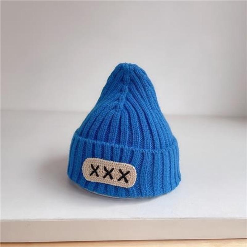Baby wool hat children autumn and winter personality landlord hat boys and girls fashion versatile melon fur hat tide