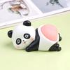 Cartoon Figurine Cute Panda Rabbit Piggy Kitten Landscaping Doll Soft Butt Decompression Toy Resin Animal Figure Doll Model Toy Ornament Kid Toy Gift