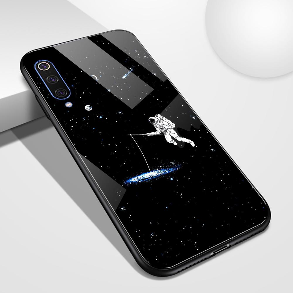 For xiaomi play glass back cover case redmi note 7 case for Xiaomi mi 5 5s 6 6x Redmi Note 5 6 7 Mi Max 3 Mi play K20 pro