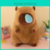 Plush Animal Capybara With Premium Short Plush And Pp Cotton For Kids Room Decor
