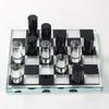 Creative Light Luxury Geometric Chess Soft Decoration Living Room Model Room Office Crystal Black and White Chessboard Ornaments