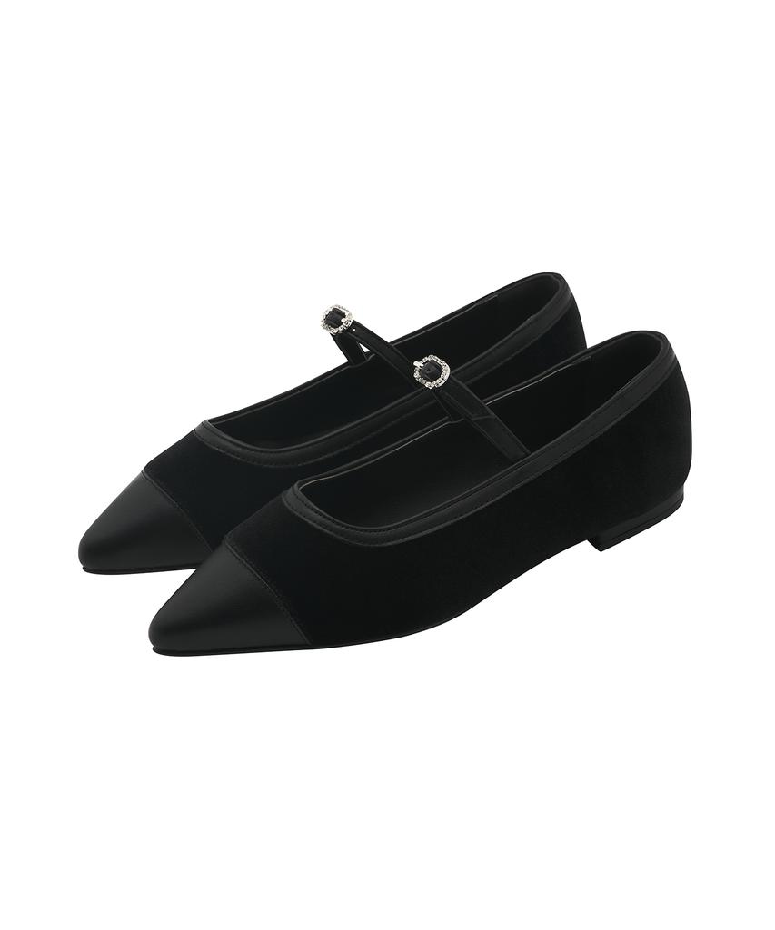 Spur Lou Mary Jane Flat -Sa8040 (4Color) Mary Jane Flat (Type A)