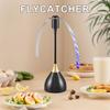Food Fan with Holographic Blades Table Top Fly Fan Fly Spinner Portable Outdoor Picnic Fan for Picnic Restaurant Party Home BBQ