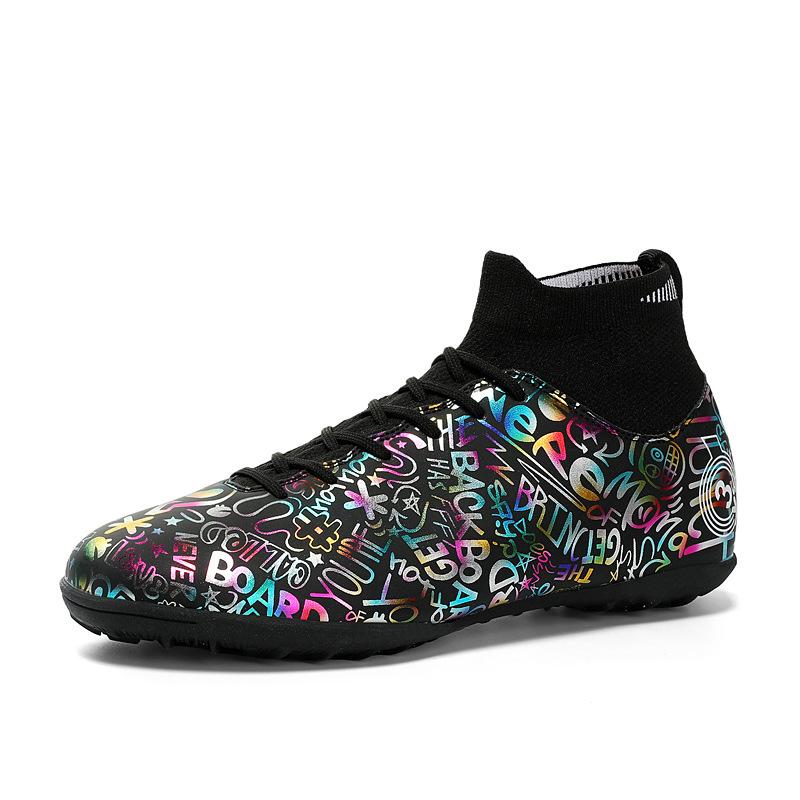 New foreign trade youth men's training football shoes large size AG long nails TF broken nails outdoor lawn sports shoes