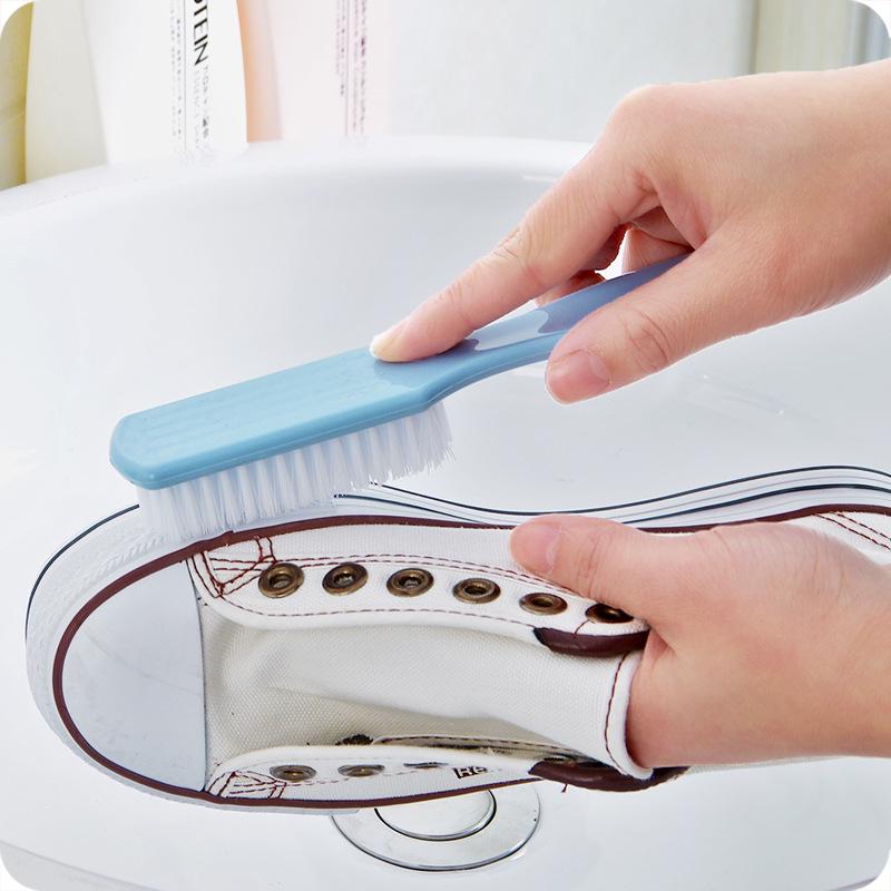 Multifunctional Shoe Cleaning Brush: Stiff & Soft Bristles for White Shoes and Laundry Use