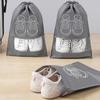 12PCS Shoe Bags, Large Thickened Non-woven Fabric Travel Shoe Bag, Dust-proof Drawstring Shoe Travel Bag for Packing/Home