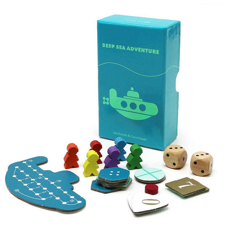 Deep Sea Adventure Board Games Family Party Game Card Fun Card Game Toys Friends Interaction Toy Treasure Hunt Cards Games