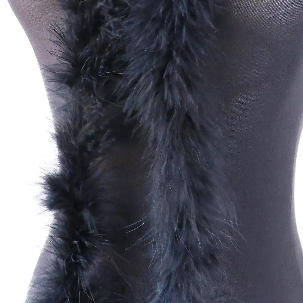 2M Feather Strip Boa Fluffy Feather Ribbon For Christmas Tree Costume Fancy Dress Wedding Party Apparel Sewing Craft Decoration