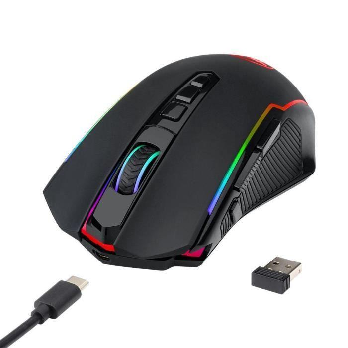 Gaming Mouse - Redragon - M910-ks Ranger Lite Rgb - 8000 Dpi - Wireless/wired - 5 Dpi Levels