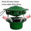 Fireplace chimney fan for BBQ hut 80W electric ventilation system