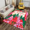 Christmas Tree Forest Carpet Suitable As a Non-slip Mat for the Living Room or Bedroom Sofa