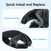 AMVR CM1 Comfort Modification compatible with PS VR maintains optimal adjusts weight and features upgraded soft and breathable forehead and Kit, 2,