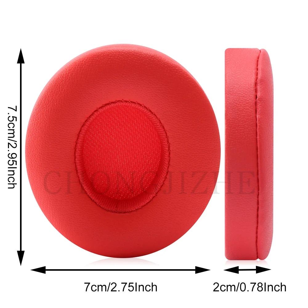 Replacement Protein skin/skin friendly cotton cloth/ Ice gel Memory sponge Earpads for Beats Solo 2 & 3 Wireless Headphones