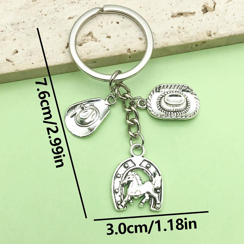 Retro Alloy Denim Boots Keychains & Charms: Unique Women's Accessories