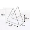 High Quality Versatile Function Brand New Coaster Holder Triangle Coasters Waterproof Coaster Holder Gold Iron