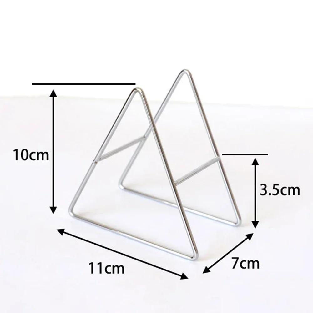 High Quality Versatile Function Brand New Coaster Holder Triangle Coasters Waterproof Coaster Holder Gold Iron