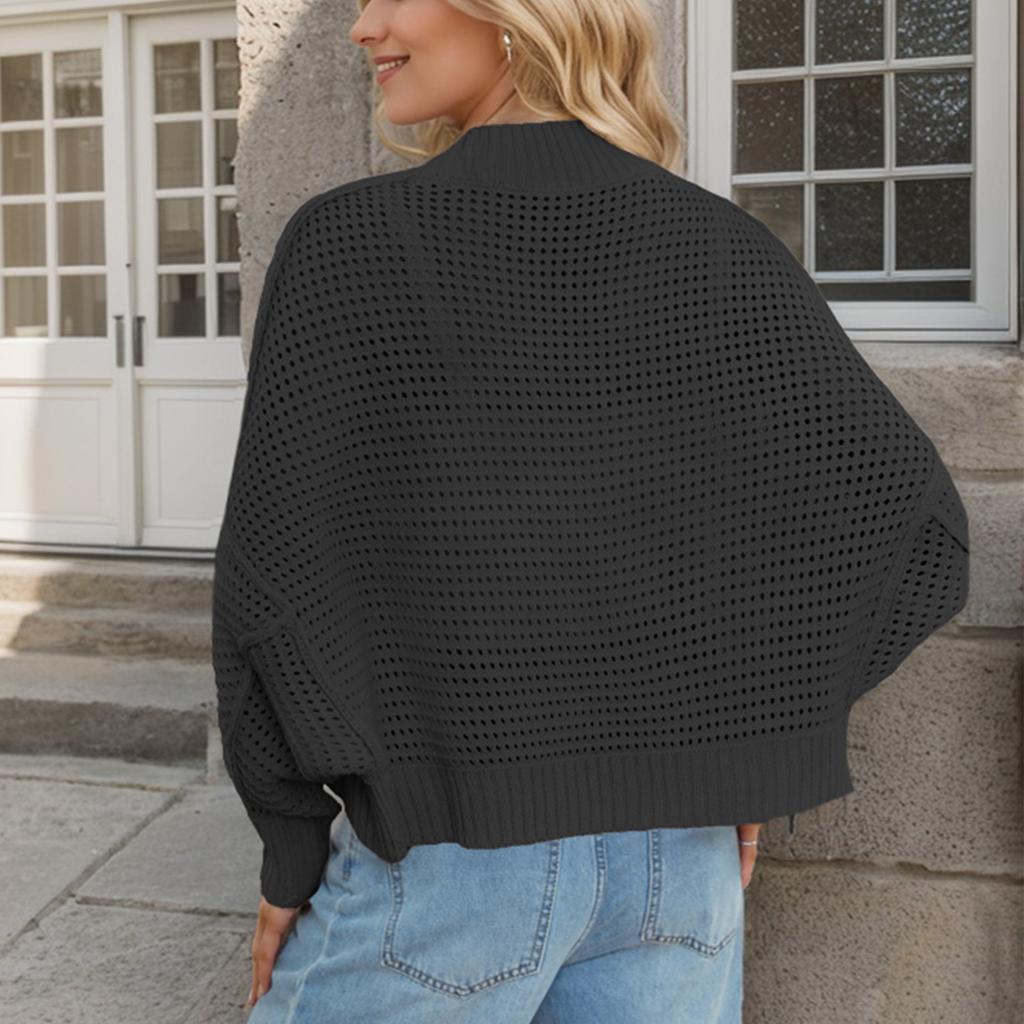 Women's Fashion Casual Comfortable Solid Color Cardigan Jacket