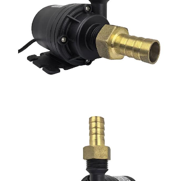Pompa dell'acqua ultra silenziosa DC12V/24V 1000L/H Motore brushless mini Sommergibile Pompa dell'acqua per acquario Pompa di sollevamento per scaldacqua e doccia