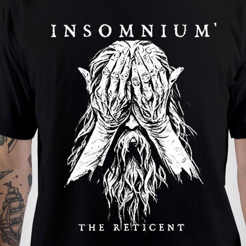 NEW Insomnium band ALBUM black  Unisex short sleeve Unisex T-Shirt Graphic Tee S