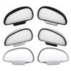 Car Blind Spot Reversing Parking Auxiliary Mirror Waterproof High Defination Glass Convex Rearview Wide Angle Adjustable
