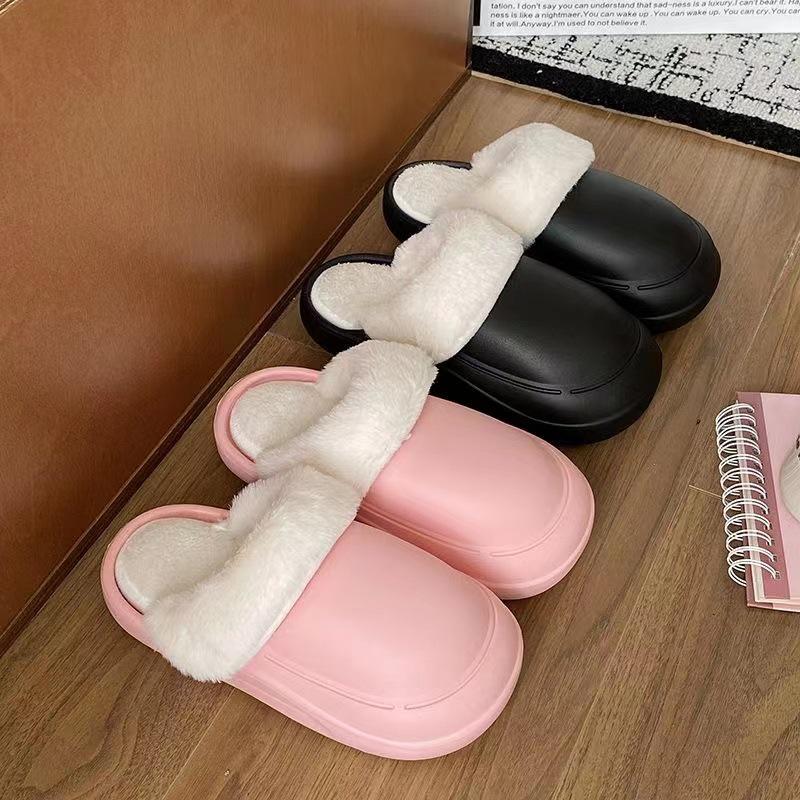 Unisex Winter Cotton Slippers: Detachable, Washable, Non-Slip, Fashionable & Warm - Perfect for Home & Casual Outings.