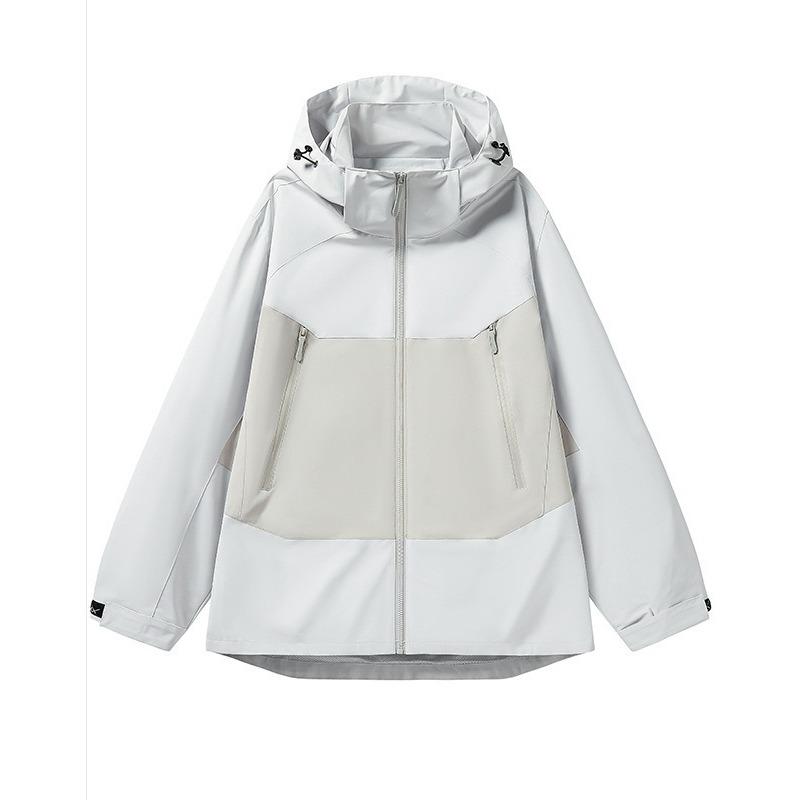 Spring and Autumn New Style Jacket Loose Large Size Casual Outdoor Hooded Windproof Jacket