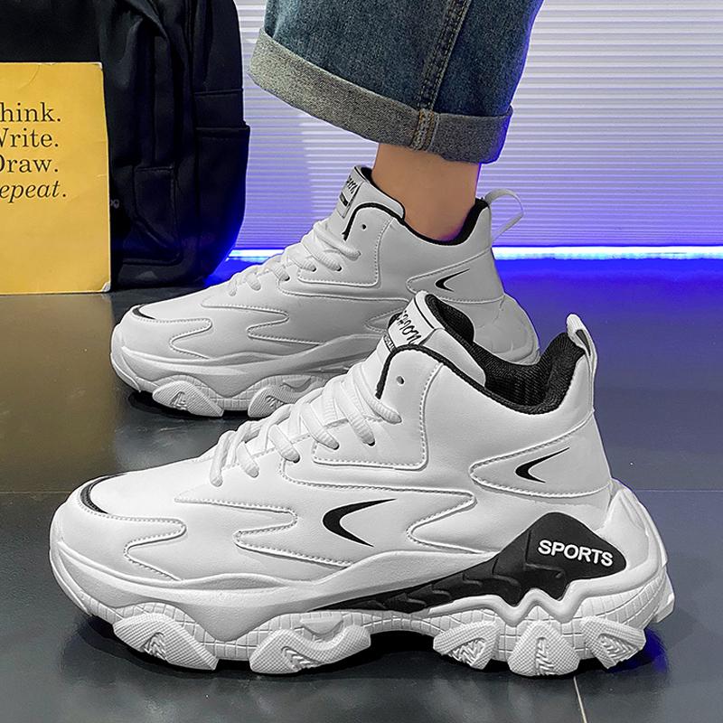 Autumn and winter new high-top sports and leisure height-increasing dad trendy shoes