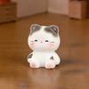 6pcs Small Size Decorative Cat Statues Resin Cat Ornaments Cute Kittens Decorations  Gift