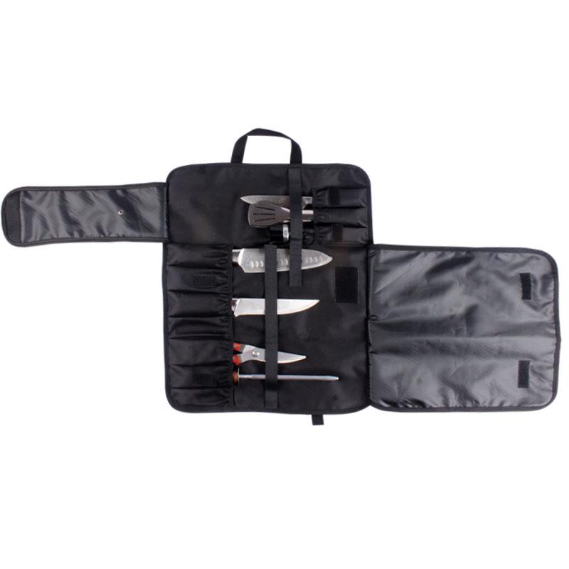 Chef's Knife and Utensil Storage Bag for Outdoor Cooking and Carving