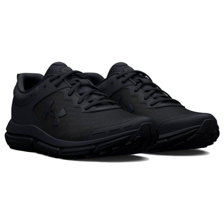 Under Armour Charged Assert 10 Triple Black Men Sneakers 3026175-004