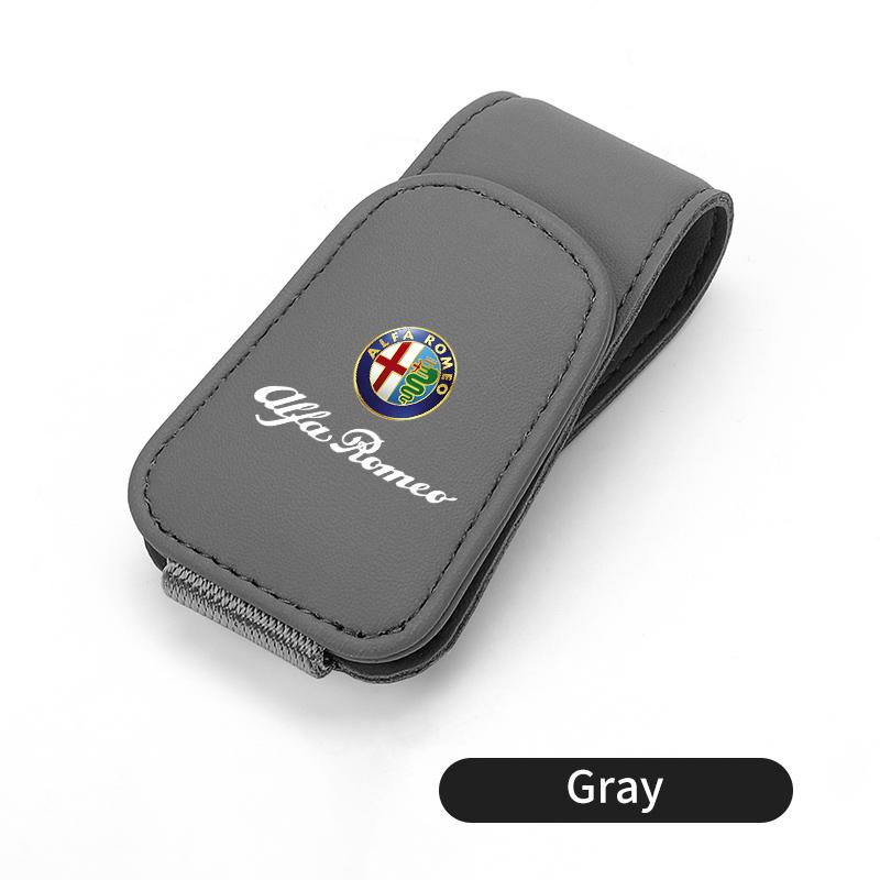 Dla Samochodu Alfa Romeo Uchwyt na Okulary Przeciwsłoneczne Magnetyczny Przenośny Klips do Kart z Biletami Akcesoria Samochodowe 159 Giulietta Giulia 147 Mito 156 159