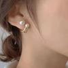 Retro Leichter Luxus Perlenstecker Koreanischer Einfacher Schmuck Weihnachtsfeier