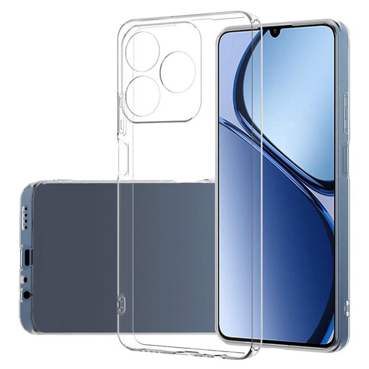 

For Realme Note 60 Back Cover Ultra Thin Flexible TPU Clear Phone Case A