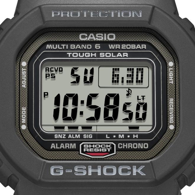 CASIO G-SHOCK Men's Watch Digital Solar Radio Wave Black GW-5000U-1JF