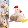 Plüsch-Hühnerspielzeug mit PP-Baumwollfüllung zum Spielen und für Komfort für Kinder