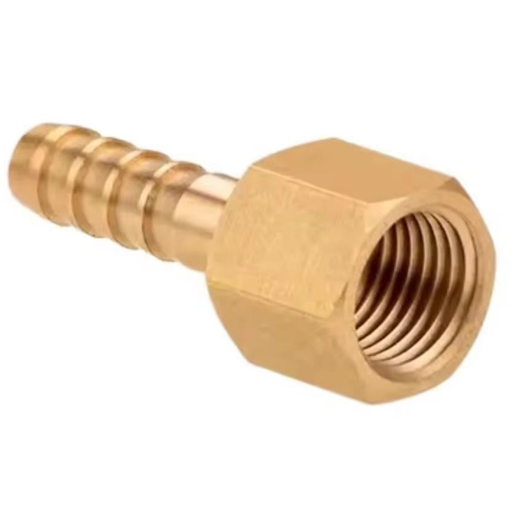 

1/8 1/4 3/8 1/2 NPT Female x 1/8 3/16 5/16 3/8 1/2 Inch Hose Barb Hosetail Brass Pipe Fitting Connector Coupler Fuel 1l8 NPT To 3l16 Inch&1 pc