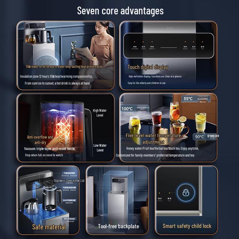 Midea Smart Bottom-Loaded Tea Bar Water Dispenser