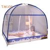 Portable Folding Mosquito Net Tent Zipper Closure Open Quickly Fully Enclosed Anti-mosquito Bed Cover Curtain