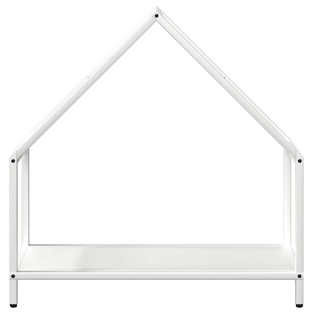 Firewood Rack White 60x25x60 cm Cold Rolled Steel