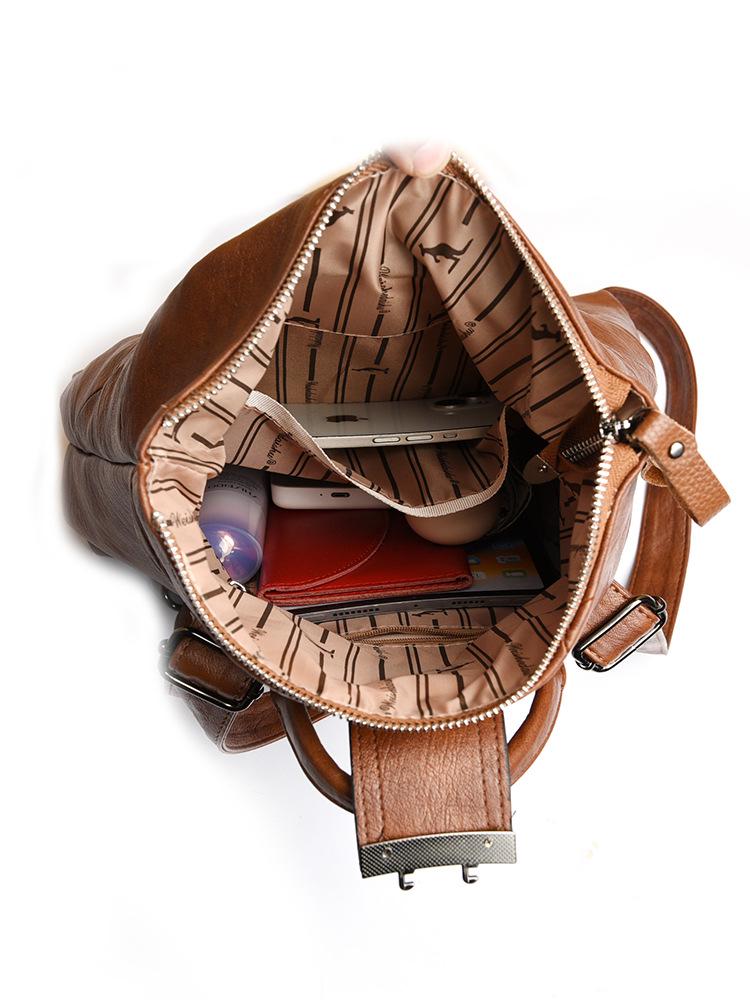 Women's Trendy Patchwork Backpack & Anti-theft Handbag - Stylish 2026 School Bag
